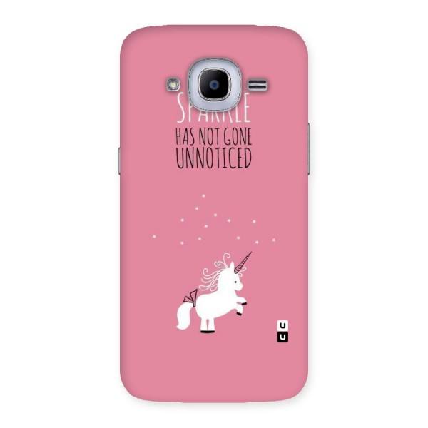 Sparkle Not Unnoticed Back Case for Samsung Galaxy J2 2016